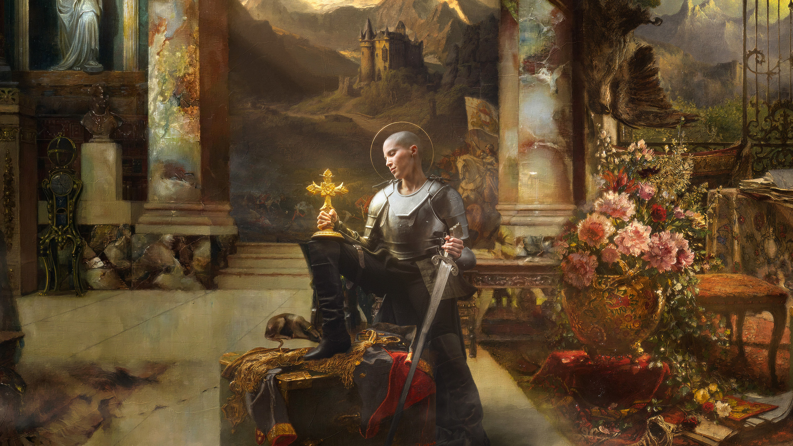 This photographer used AI to help create these exquisite Joan of Arc images